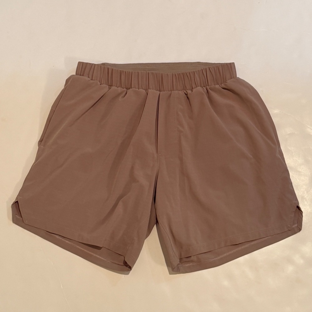 Lululemon Pace Breaker Lined Shorts 6 Mauve Brown XS LM7BLOS